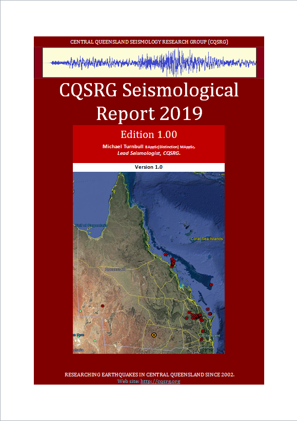 CQSRG Seismological Report 2019